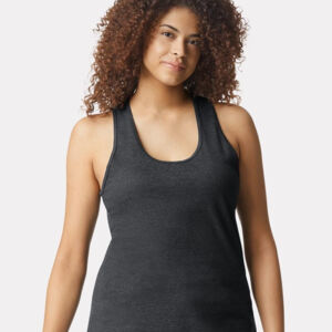 Women's Softstyle® CVC Racerback Tank Top Thumbnail