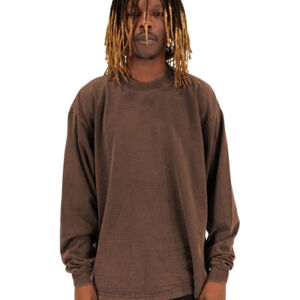 Unisex Max Heavyweight Garment-Dyed Long Sleeve T-Shirt Thumbnail