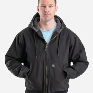 Men's Highland Flex180® Washed Duck Hooded Work Jacket Thumbnail