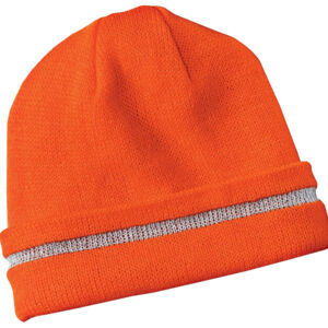 Enhanced Visibility Beanie with Reflective Stripe Thumbnail