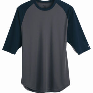 Men's B-Core Three-Quarter Sleeve Baseball T-Shirt Thumbnail