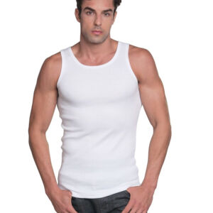 Unisex USA-Made 2x1 Ribbed Tank Top Thumbnail