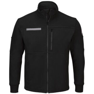 Men's Zip Front Fleece Jacket-Cotton /Spandex Blend Thumbnail