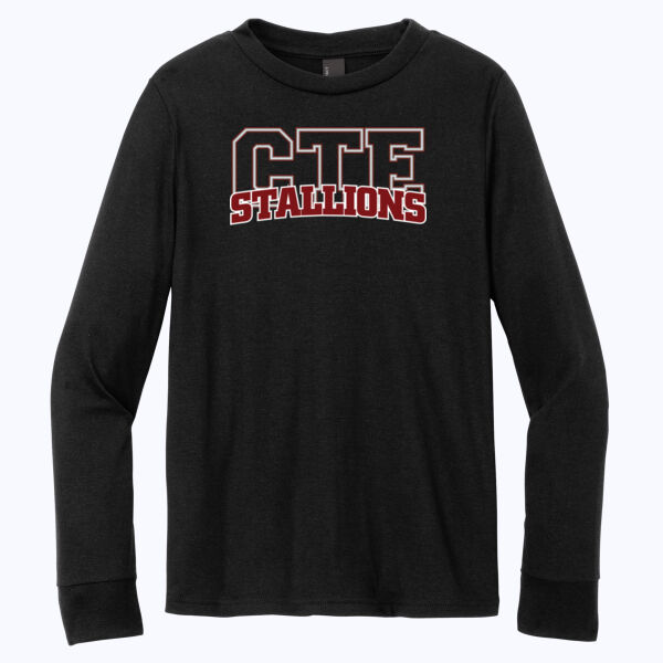 CTE Stallions - Youth Perfect Tri ® Long Sleeve Tee Thumbnail