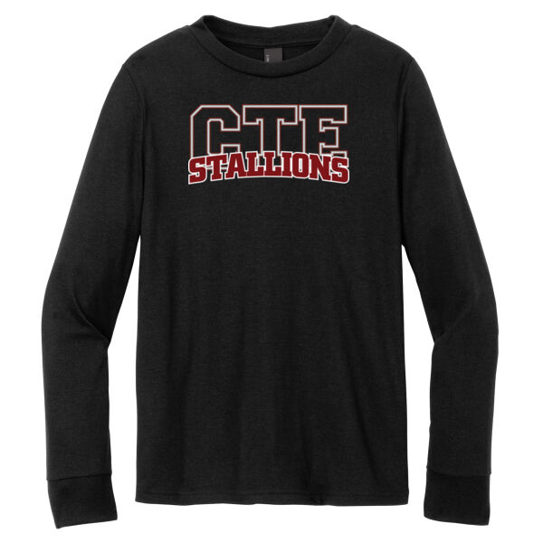 CTE Stallions - Youth Perfect Tri ® Long Sleeve Tee Thumbnail