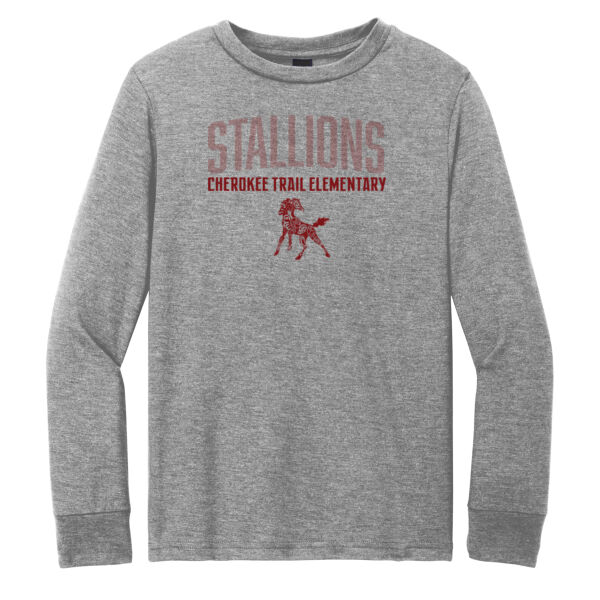Stallions CTE Shirt - Youth Perfect Tri ® Long Sleeve Tee Thumbnail