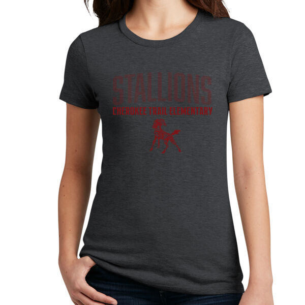Stallions CTE Shirt - Women's Perfect Blend ® CVC Tee Thumbnail