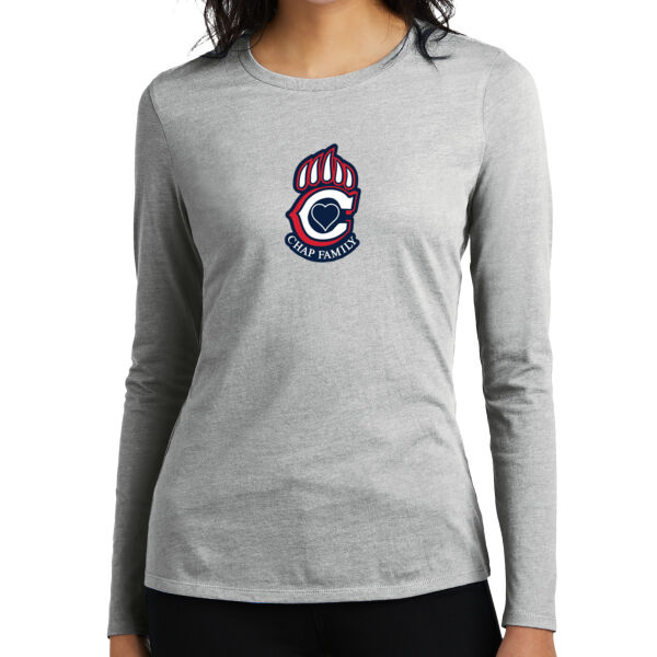Chap Family - Women's Perfect Blend ® CVC Long Sleeve Tee Thumbnail