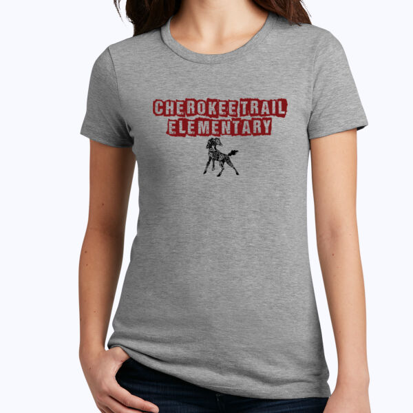 Cherokee Trail Elementary  - Women's Perfect Blend ® CVC Tee Thumbnail