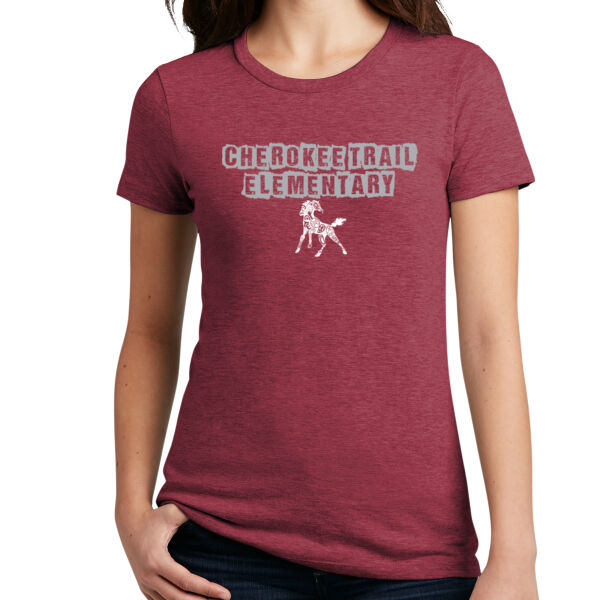 Cherokee Trail Elementary - Women's Perfect Blend ® CVC Tee Thumbnail