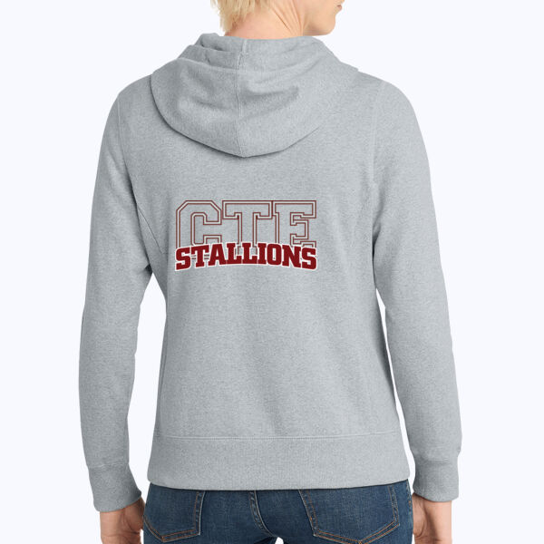 CTE Stallions - Women's Re Fleece Full Zip Hoodie Thumbnail