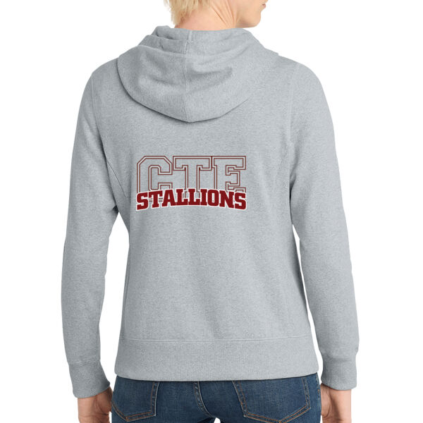 CTE Stallions - Women's Re Fleece Full Zip Hoodie Thumbnail