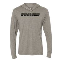 Unisex Triblend Hooded Long Sleeve Pullover T-Shirt Thumbnail