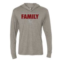 Unisex Triblend Hooded Long Sleeve Pullover T-Shirt Thumbnail
