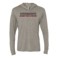 Unisex Triblend Hooded Long Sleeve Pullover T-Shirt Thumbnail