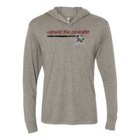 Unisex Triblend Hooded Long Sleeve Pullover T-Shirt Thumbnail